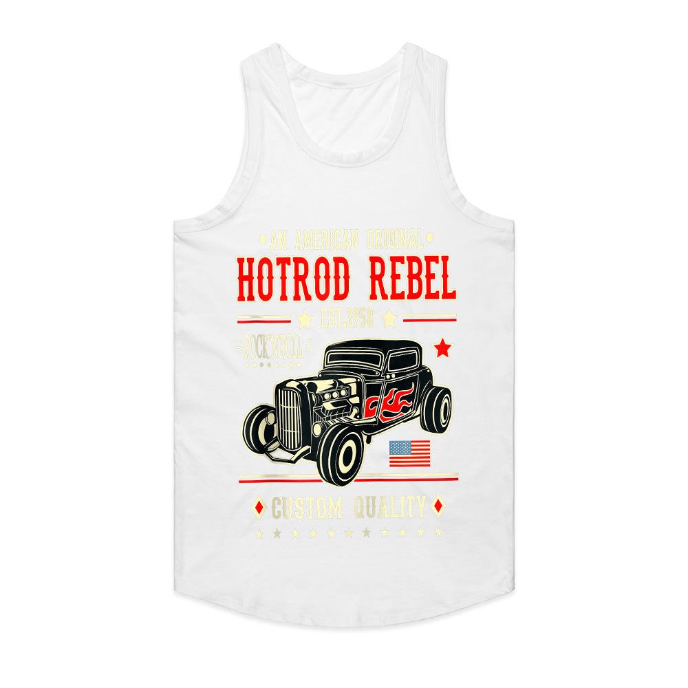 Hotrod Rebel 1958 T-Shirt – Vintage Rock ‘n’ Roll Classic Car Tee