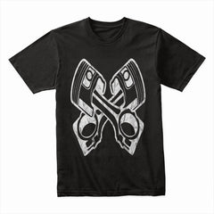 Crossed Pistons – Vintage Engine Gearhead T-Shirt