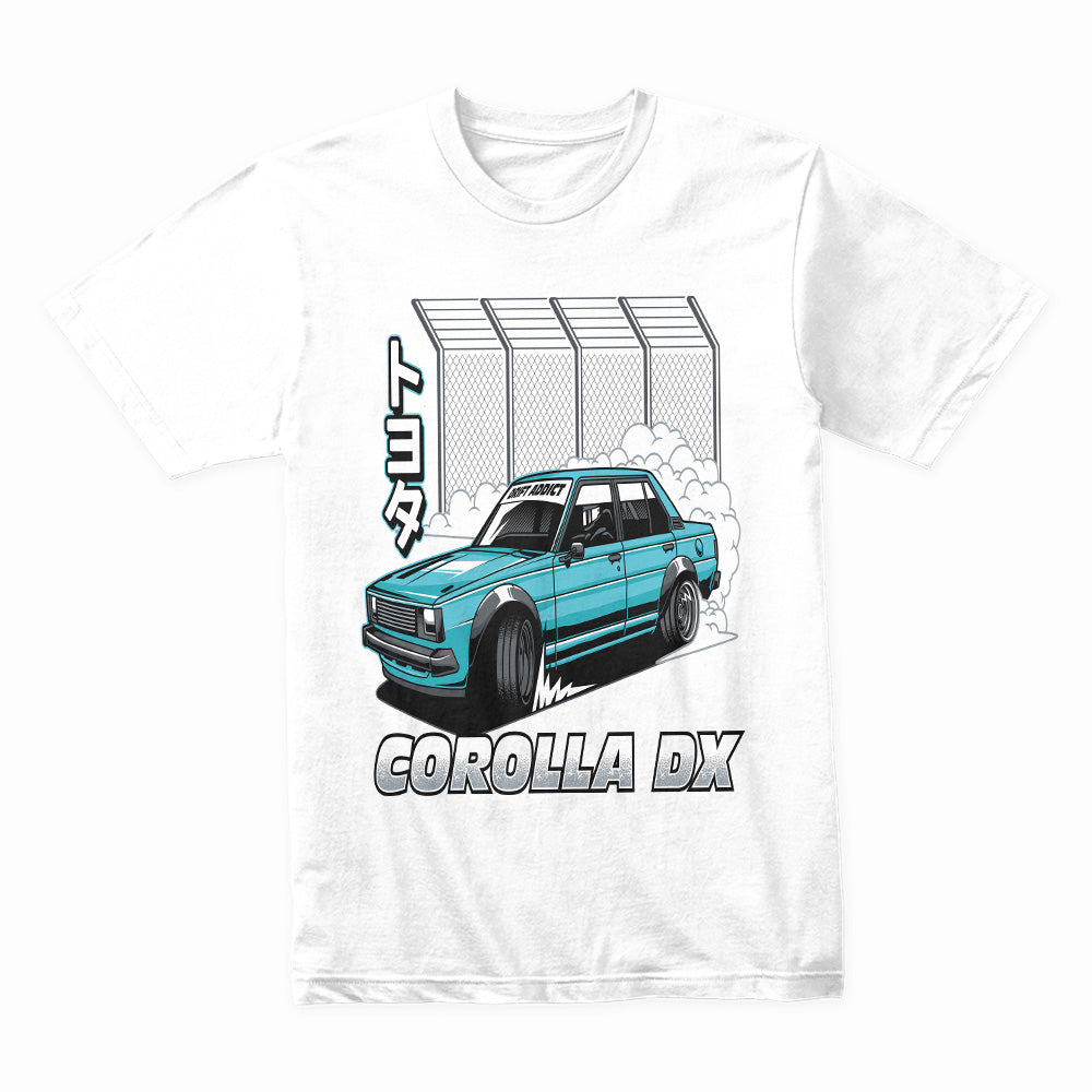 Toyota Corolla DX Drift Beast – JDM Burnout Edition T-Shirt