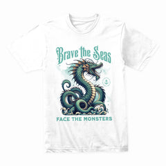 Brave the Seas T-Shirt – Face the Monsters & Conquer the Depths