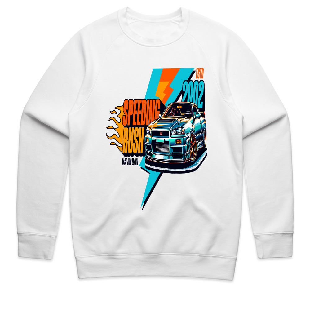 Speeding Rush – JDM Turbocharged Street Racing T-Shirt