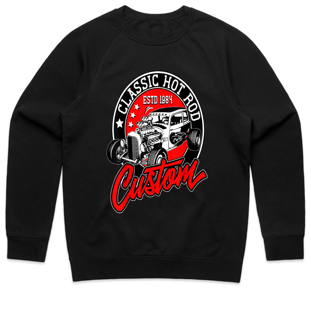 Classic Hot Rod Custom T-Shirt – Vintage 1984 Retro Speed & Muscle Car Tee