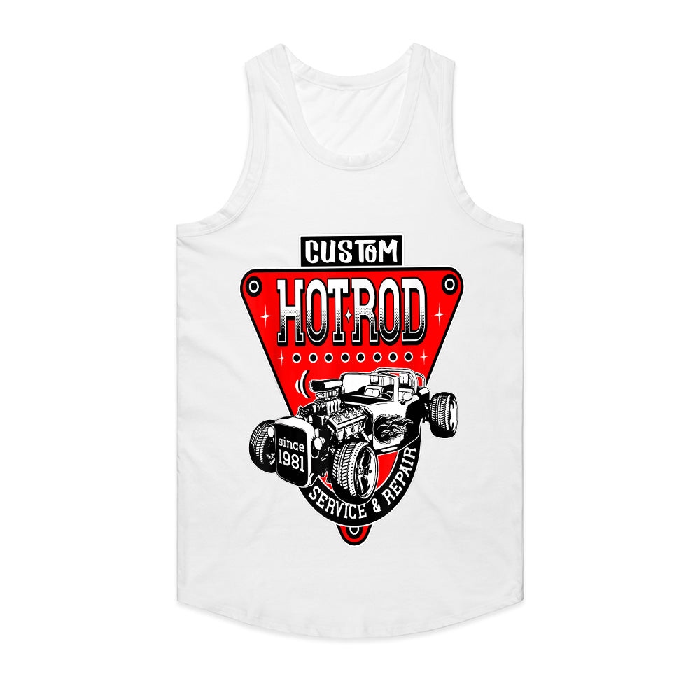 Custom Hot Rod Service & Repair T-Shirt – Vintage 1981 Classic Car Garage Tee