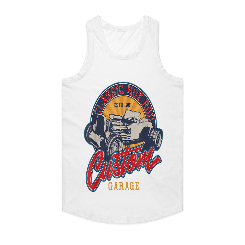 Classic Hot Rod Custom Garage T-Shirt – Vintage 1984 Retro Car Enthusiast Tee