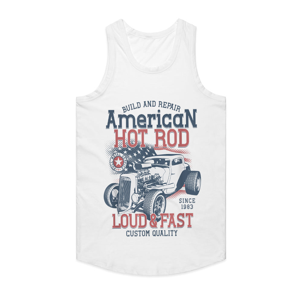 American Hot Rod T-Shirt – Loud & Fast Classic Car Style!