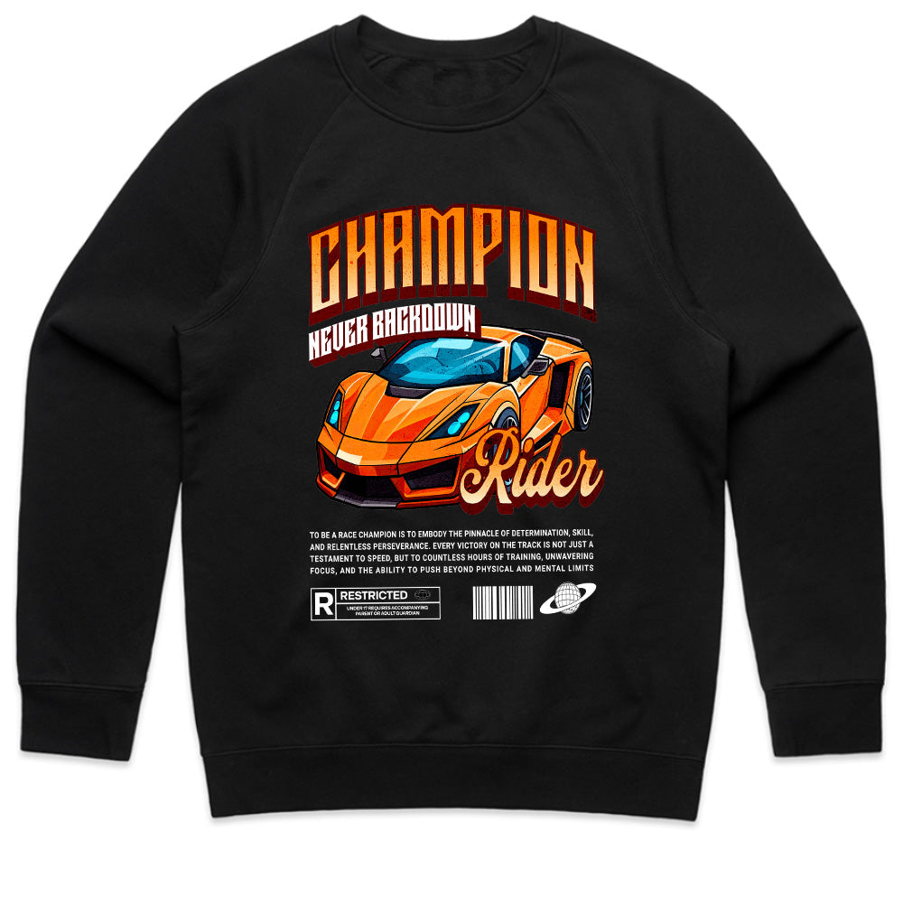 Champion Rider T-Shirt – Supercar Racing & Speed Enthusiast Tee