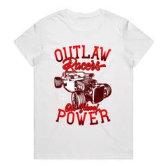 Outlaw Racers – Old School Hot Rod Power T-Shirt
