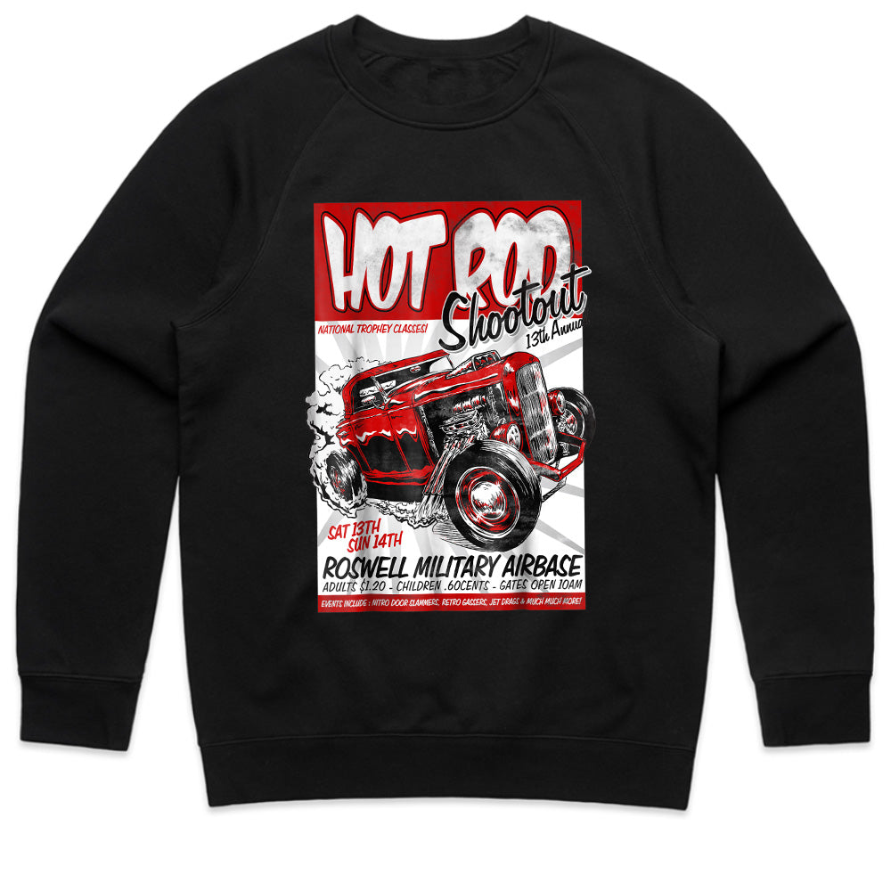 Hot Rod Shootout T-Shirt – Vintage Drag Racing Event Retro Tee