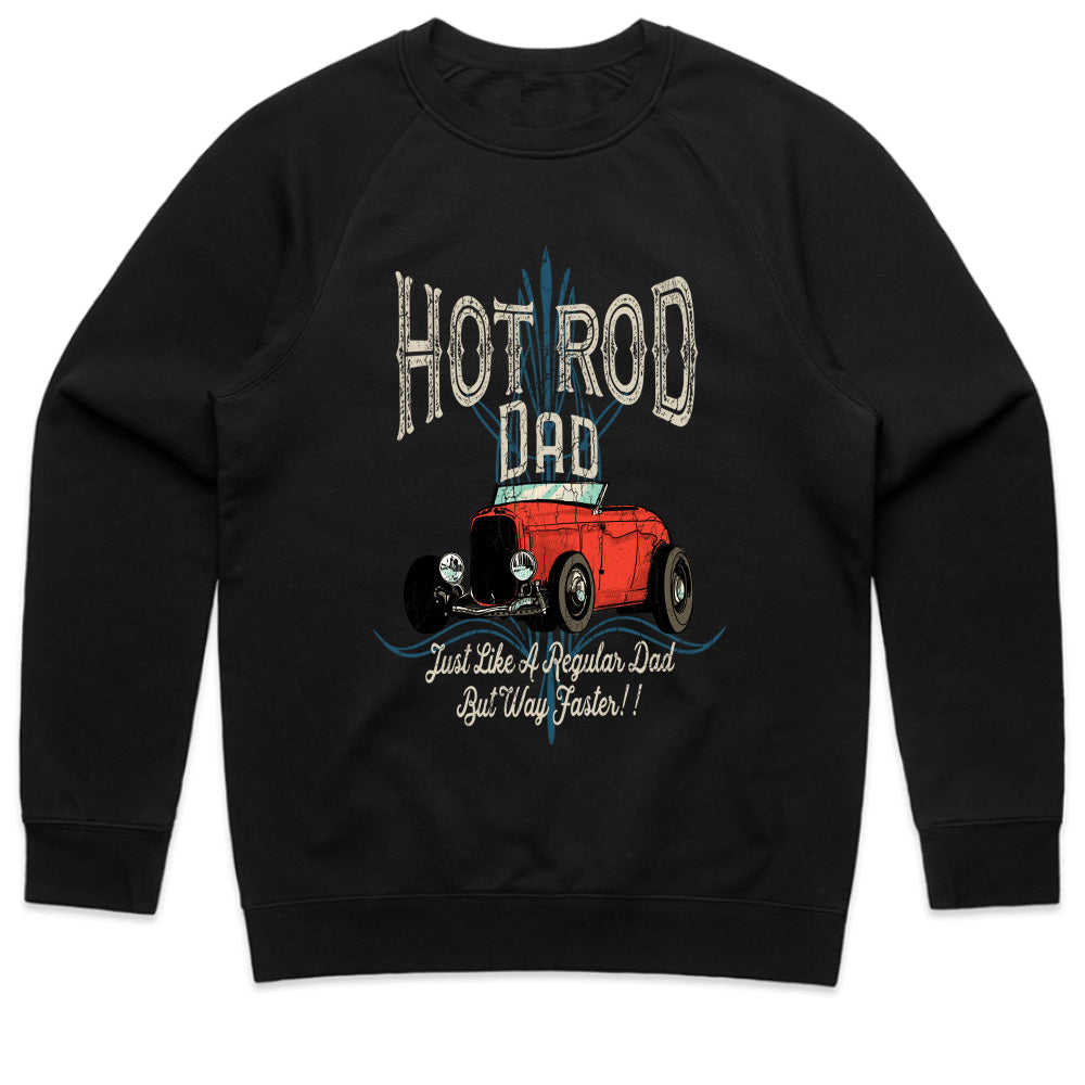 Hot Rod Dad T-Shirt – Just Like a Regular Dad, But Way Faster! Vintage Car Tee