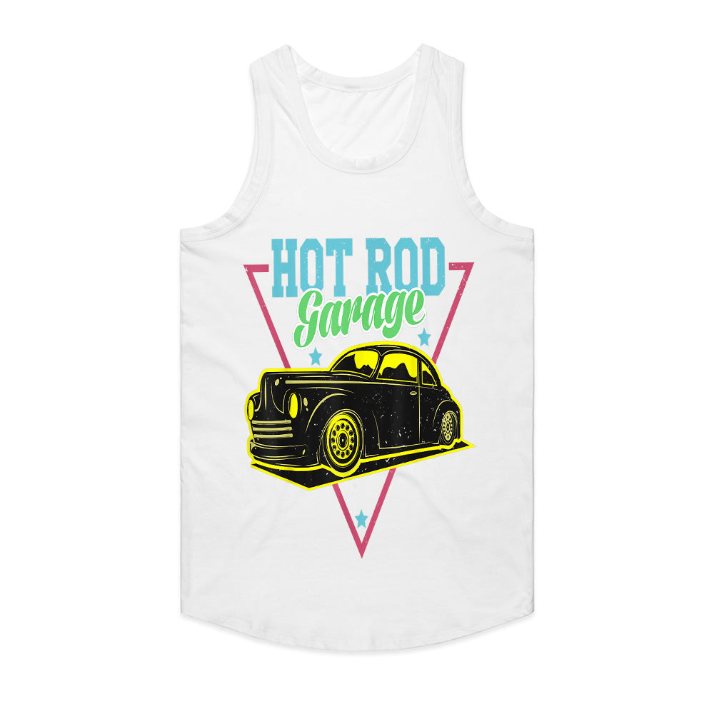 Hot Rod Garage Vintage Car Graphic T-Shirt – Retro Racing Streetwear