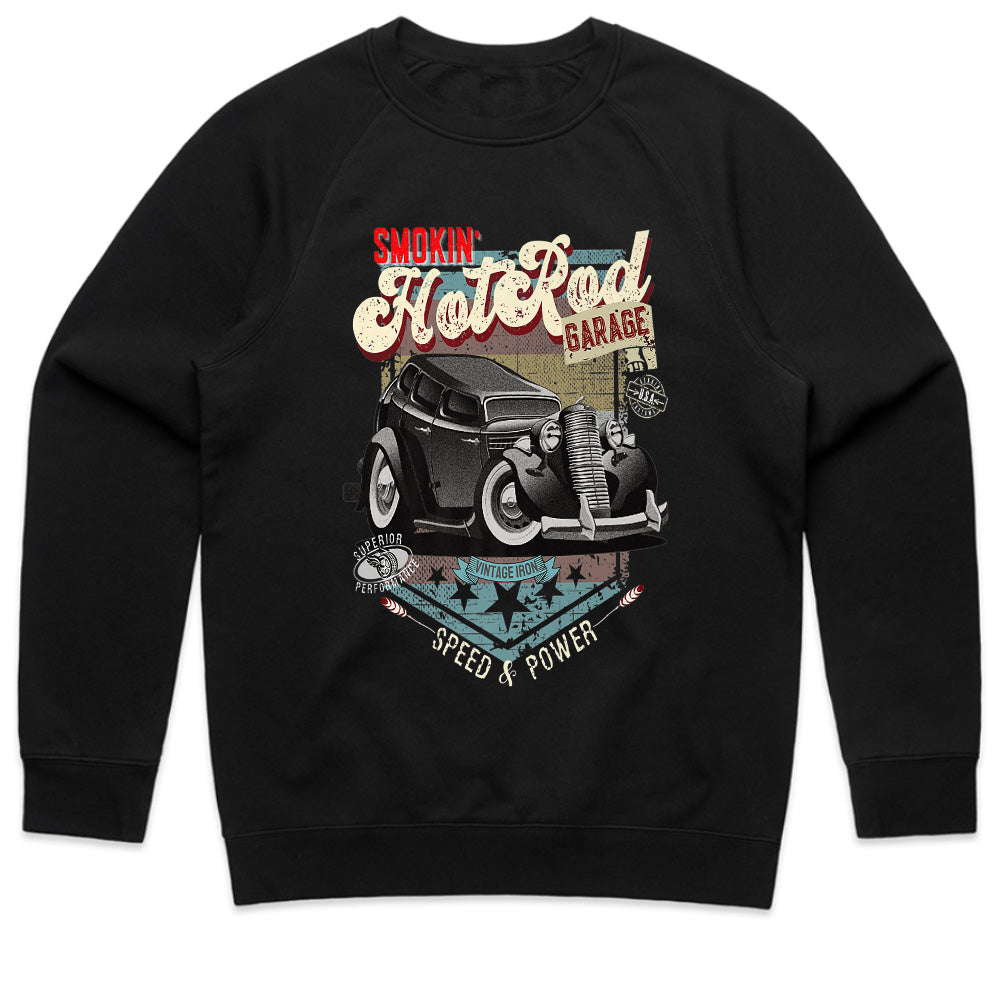 Hot Rod Garage Vintage Iron Muscle Car T-Shirt – Classic Speed & Power Design