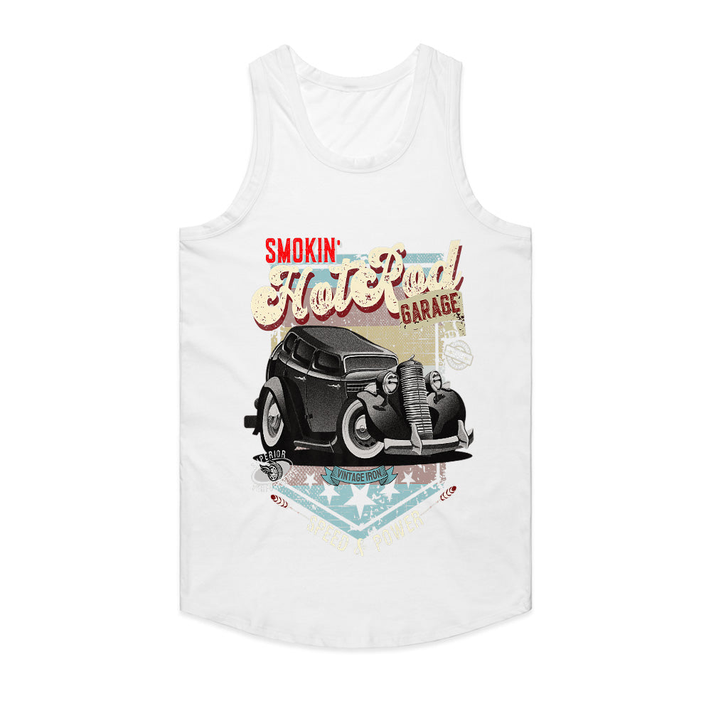 Hot Rod Garage Vintage Iron Muscle Car T-Shirt – Classic Speed & Power Design