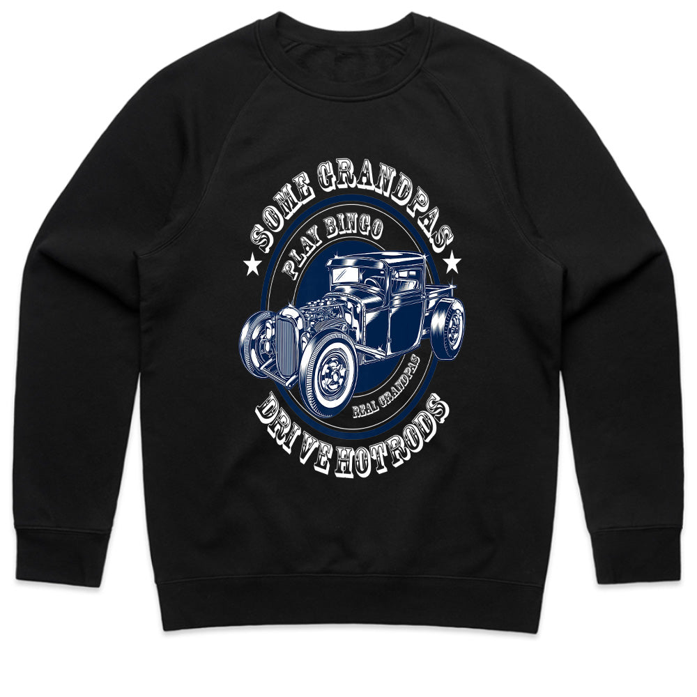 Hot Rod Grandpa T-Shirt – Some Grandpas Play Bingo, Real Grandpas Drive Hot Rods