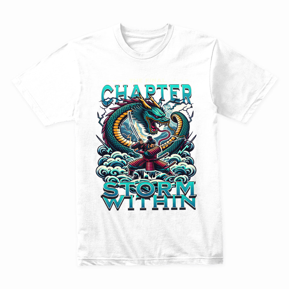 The Final Chapter – Storm Within Samurai & Dragon Graphic T-Shirt