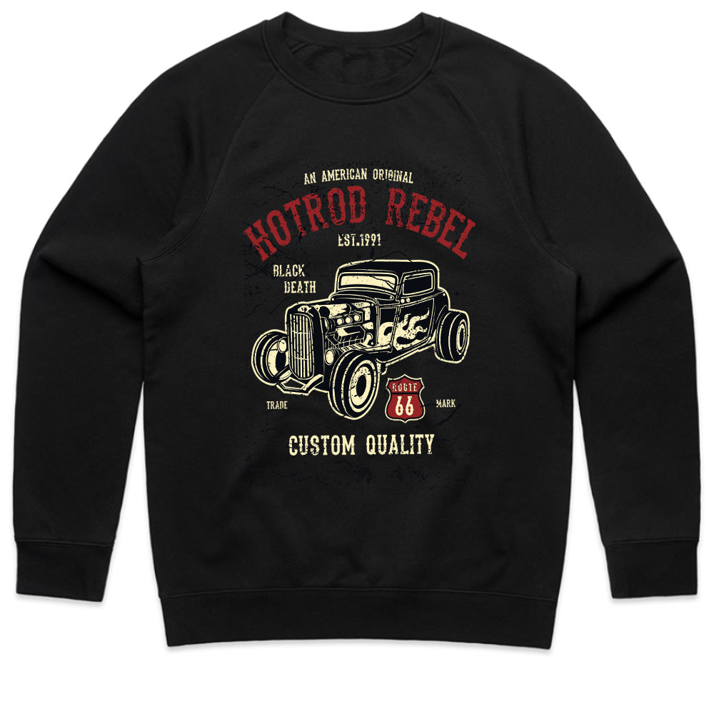 Hot Rod Rebel – Vintage Route 66 Muscle Car T-Shirt
