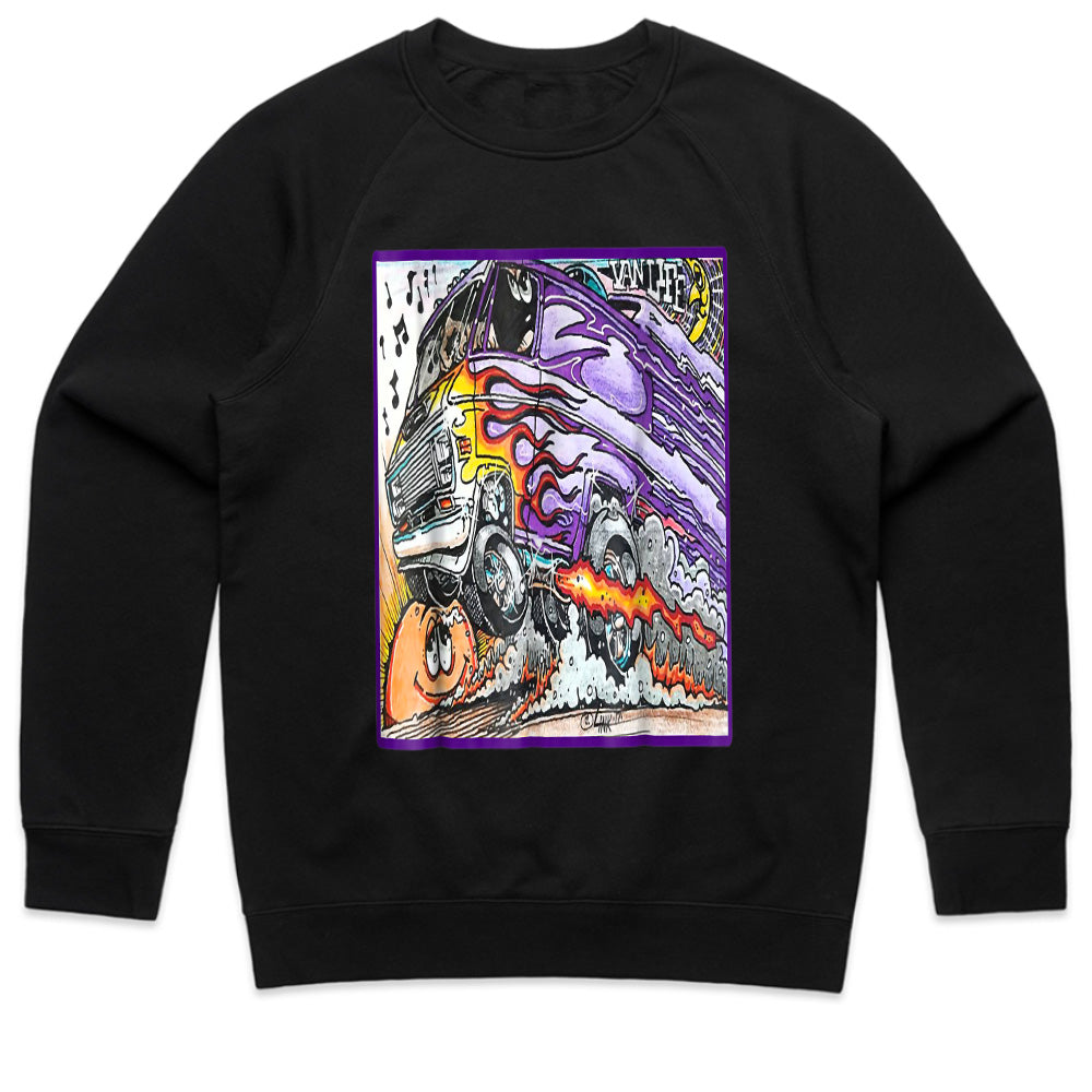 Wild Van Life – Retro Hot Rod Van Art T-Shirt