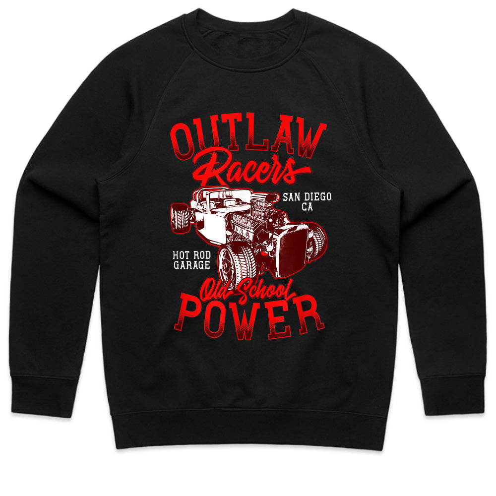 Outlaw Racers – Old School Hot Rod Power T-Shirt