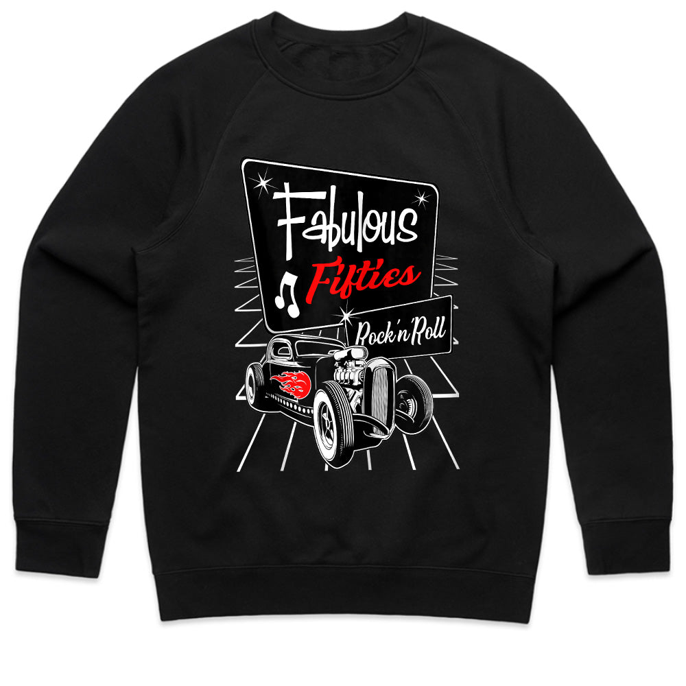 Fabulous Fifties Rock 'n Roll – Retro Hot Rod T-Shirt