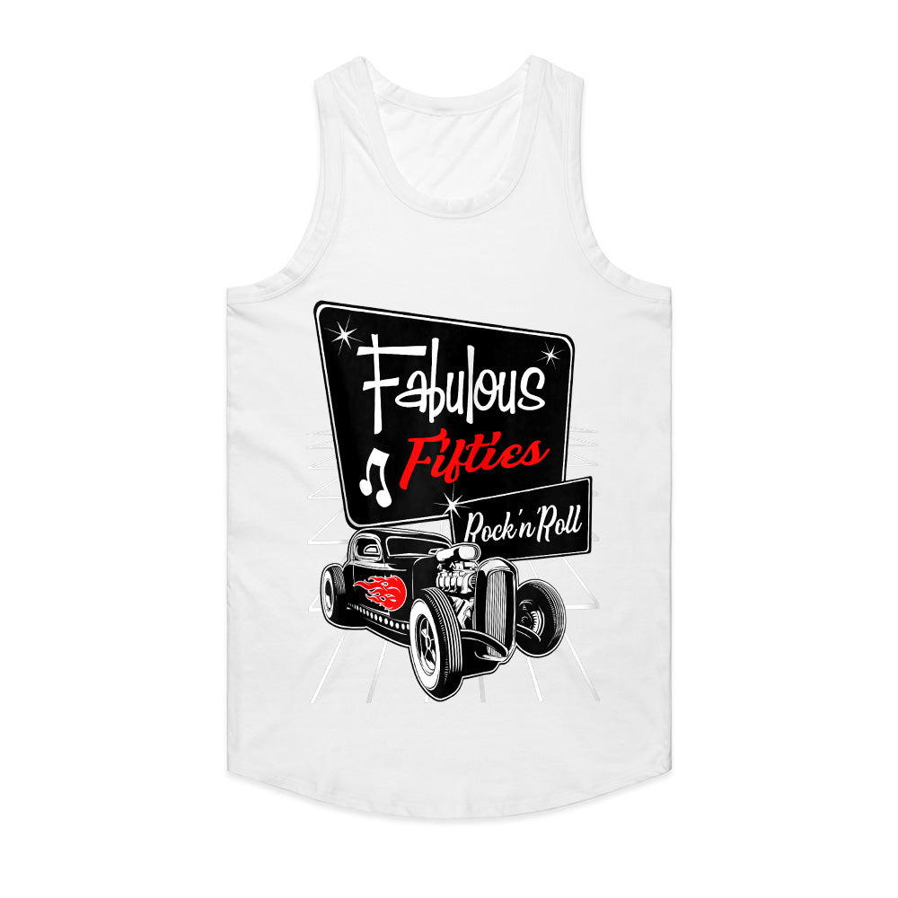 Fabulous Fifties Rock 'n Roll – Retro Hot Rod T-Shirt