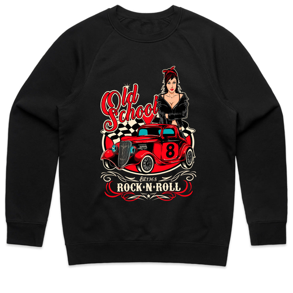 Old School Rock 'n Roll Hot Rod – Retro Pin-Up T-Shirt
