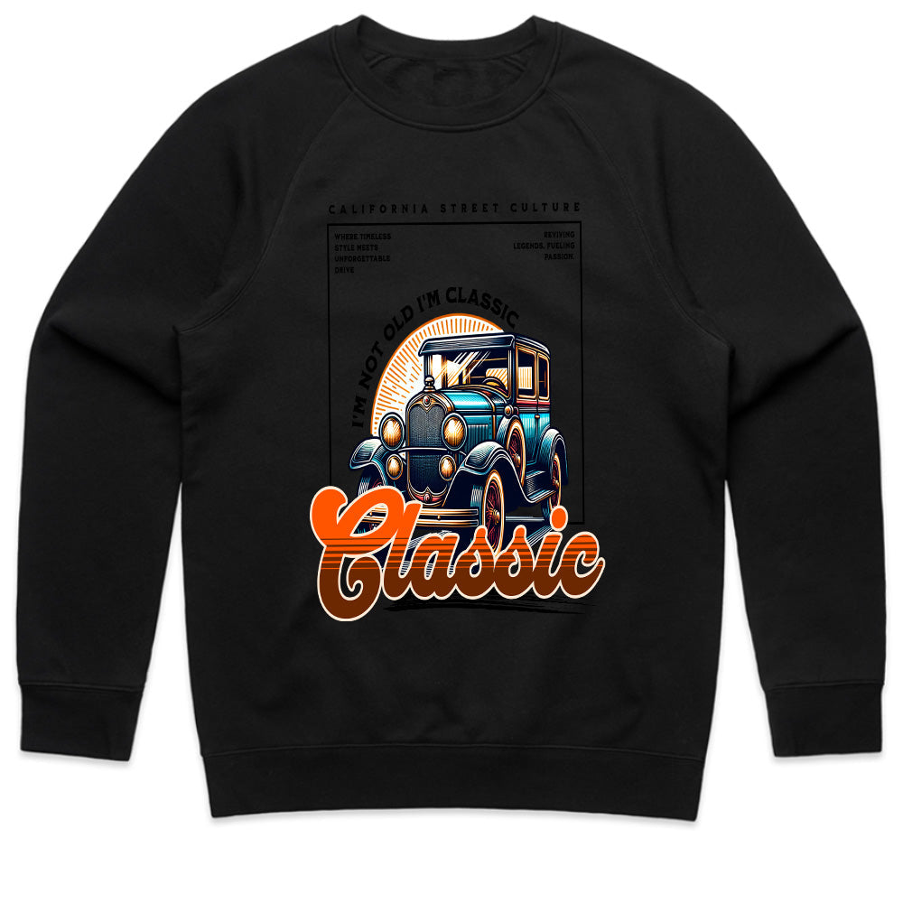 I'm Not Old, I'm Classic" Vintage Car T-Shirt – Retro Automotive Enthusiast Tee