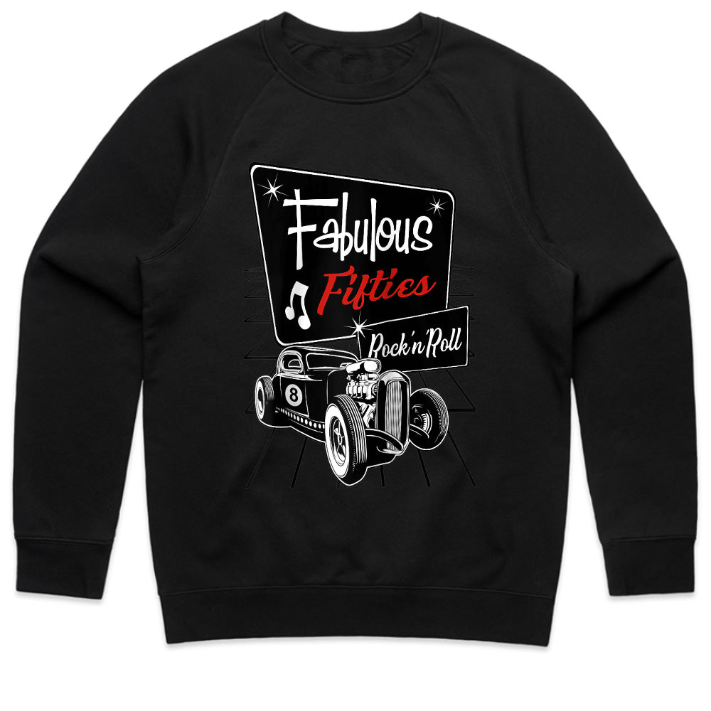 Fabulous Fifties Rock ‘n’ Roll Hot Rod T-Shirt – Vintage 50s Classic Car Tee