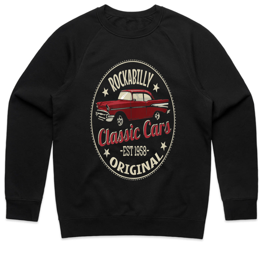 Rockabilly Classic Cars T-Shirt – Vintage 50s Retro Automotive Tee