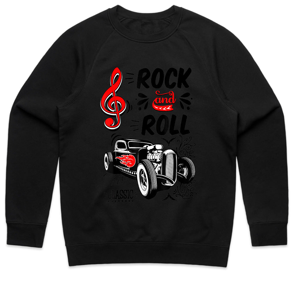 Rock & Roll Hot Rod T-Shirt – Classic 50s Rockabilly Vintage Car Style