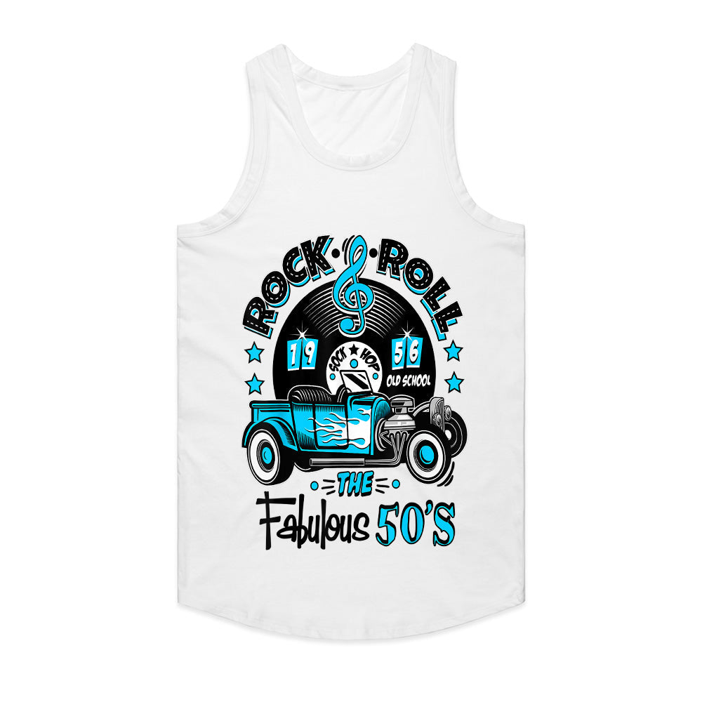 Rock & Roll 1956 Hot Rod T-Shirt – Retro 50s Sock Hop Classic Car Tee