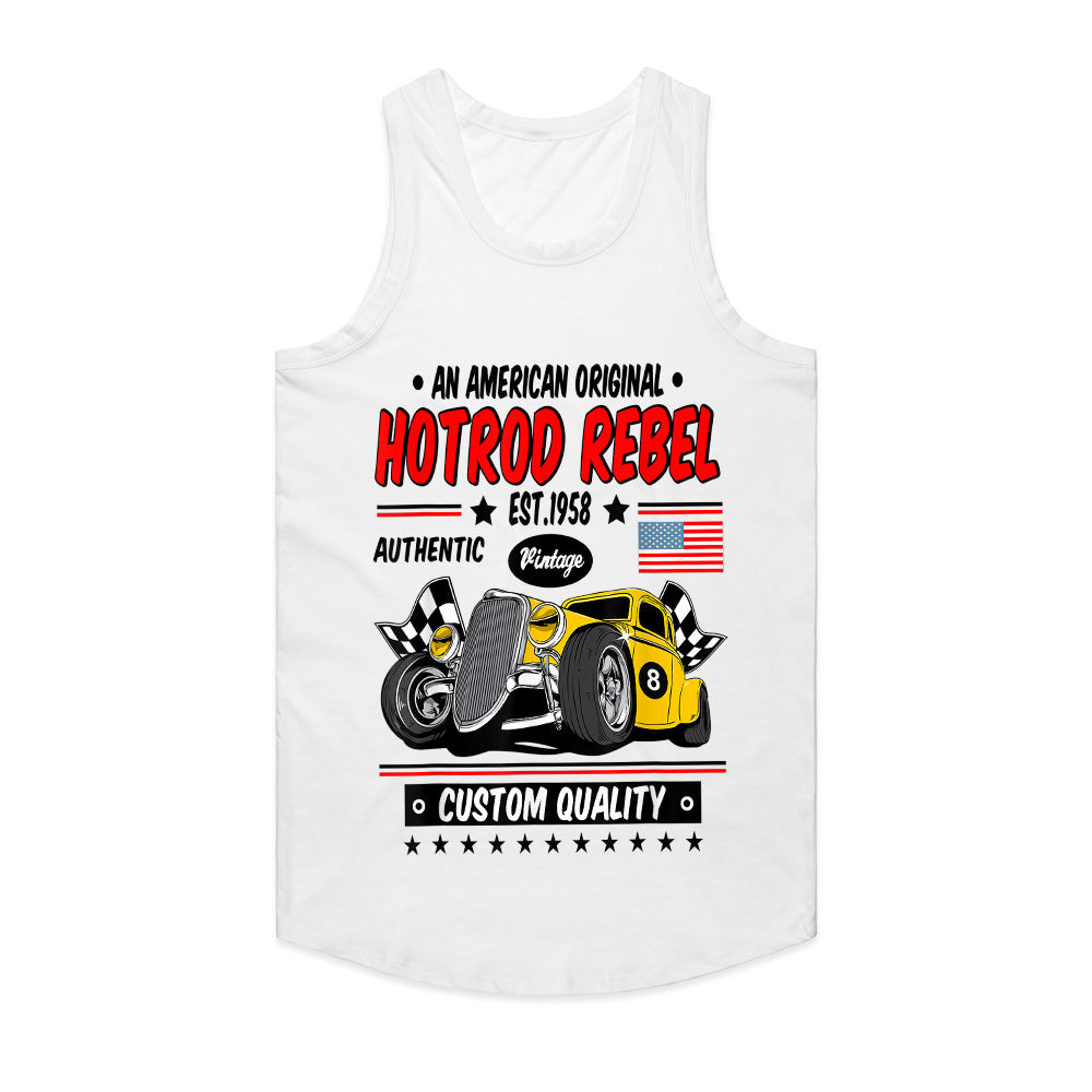 Hot Rod Rebel Vintage T-Shirt – Classic American Muscle Car Tee
