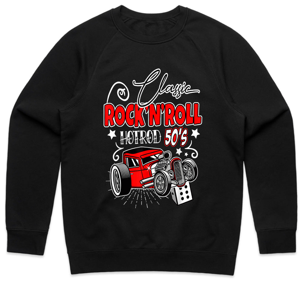 Classic 50s Rock 'n' Roll Hot Rod T-Shirt – Retro Rockabilly Car Enthusiast Tee