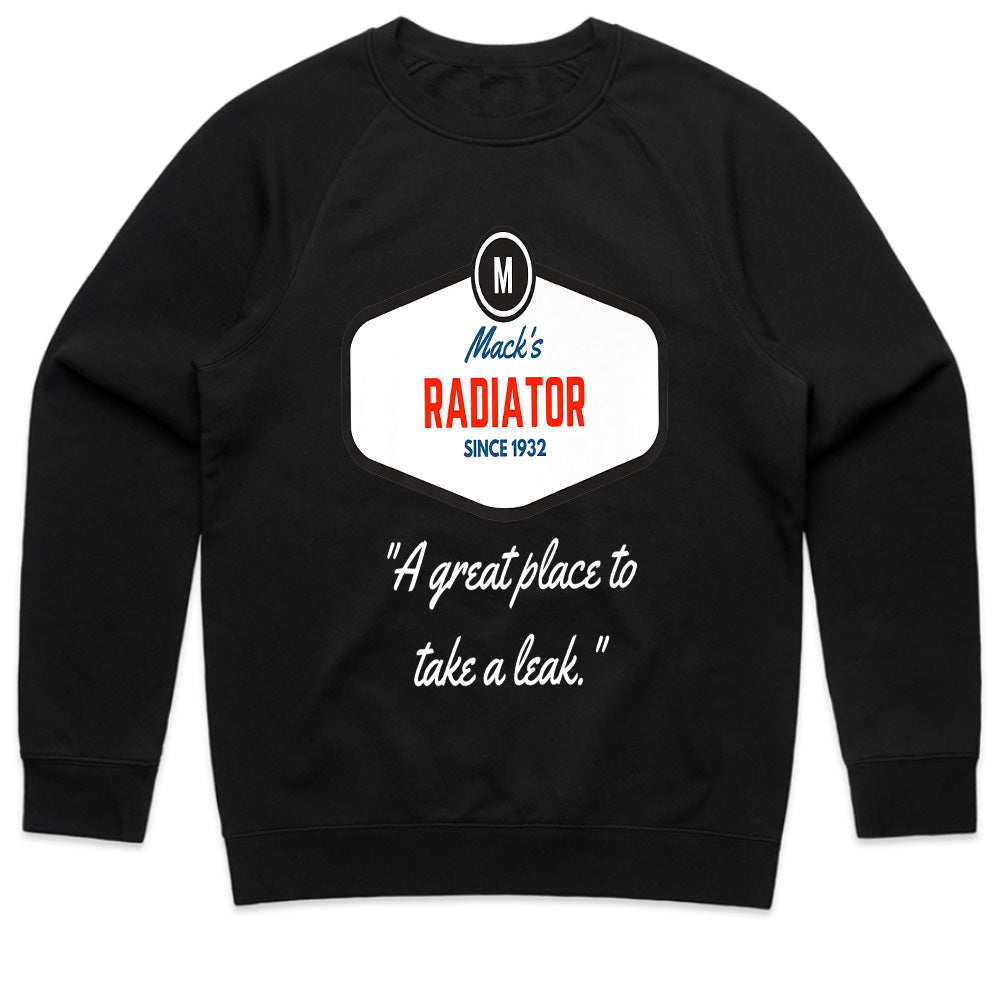 Funny Vintage Mechanic T-Shirt – Mack’s Radiator Retro Car Repair Tee
