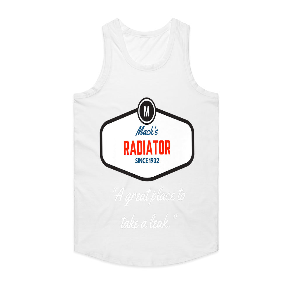 Funny Vintage Mechanic T-Shirt – Mack’s Radiator Retro Car Repair Tee
