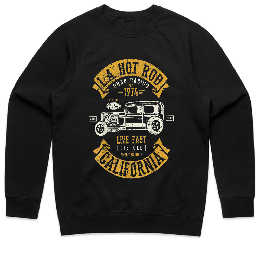LA Hot Rod Drag Racing T-Shirt – Vintage 1974 California Custom Car Tee