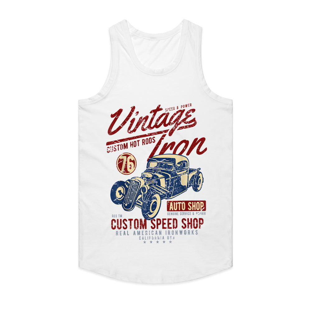 Vintage Iron Hot Rod T-Shirt – Custom Speed Shop Classic Car Tee