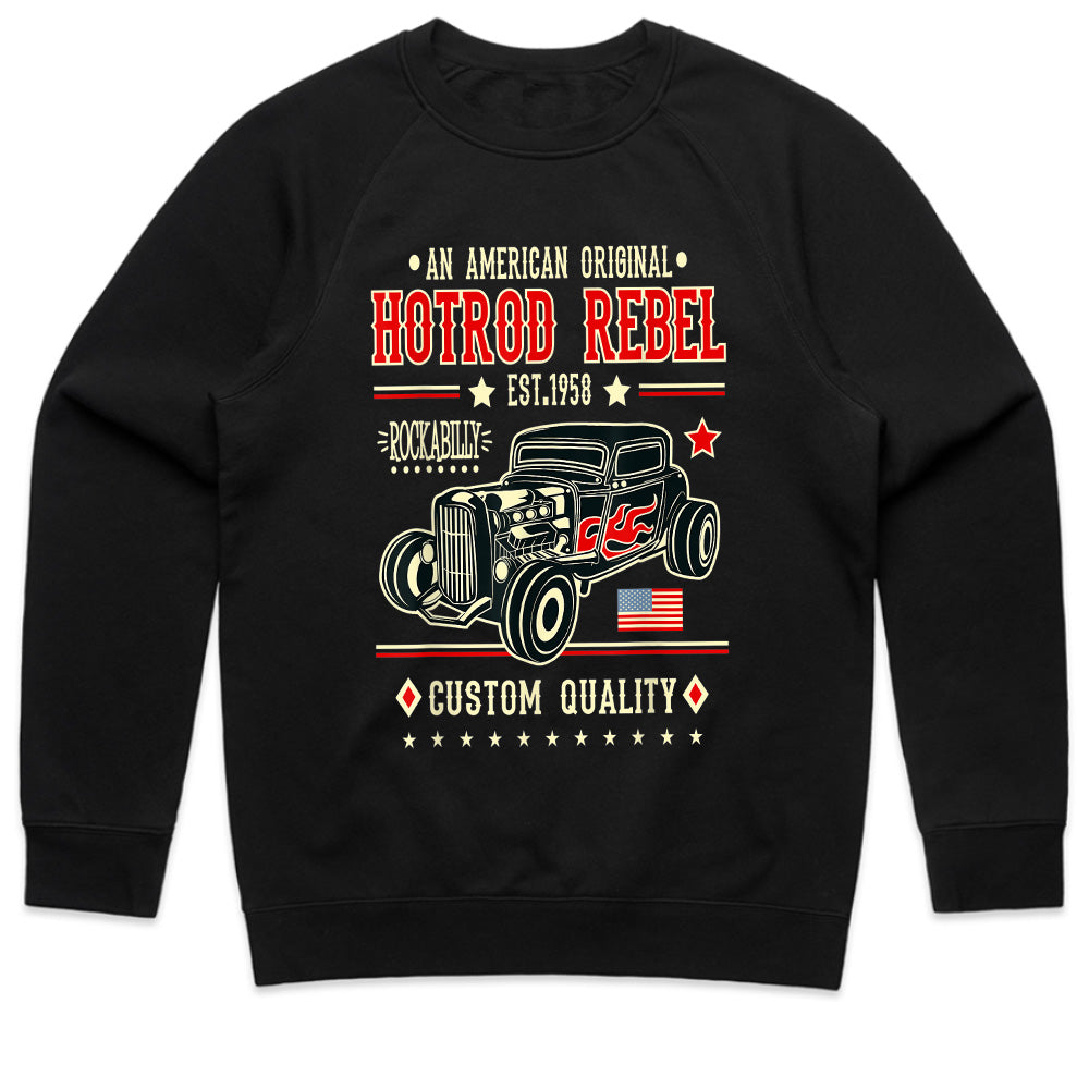 Hot Rod Rebel Vintage Rockabilly T-Shirt – Custom Quality 1958
