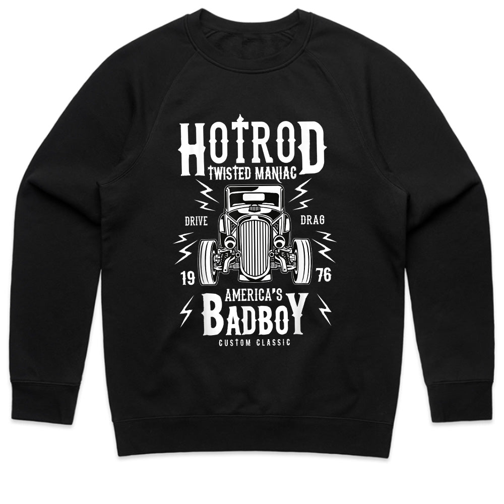 Hot Rod Twisted Maniac T-Shirt – America's Bad Boy Custom Classic