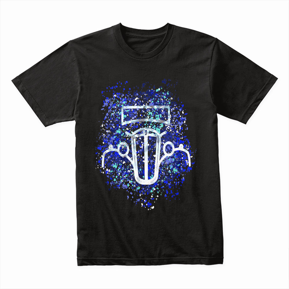 Vintage Hot Rod Abstract Splatter T-Shirt – Classic Car Art in Motion!