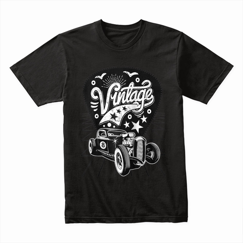 Vintage Hot Rod Classic Car T-Shirt – Retro 50s Rockabilly Style