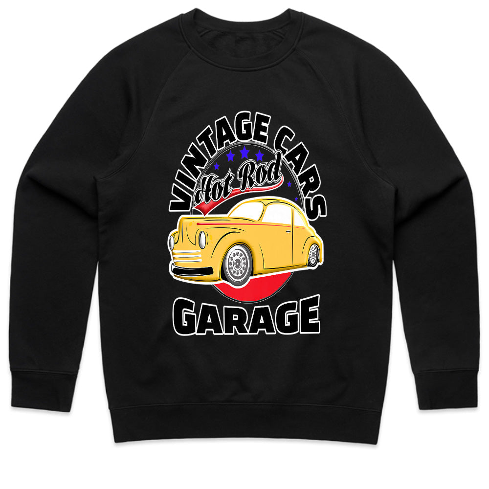 Vintage Cars Garage Hot Rod T-Shirt – Classic Retro Automotive Design