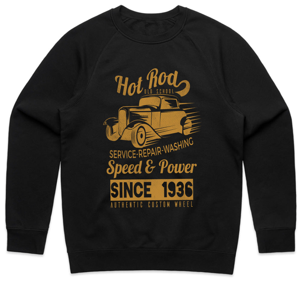 Hot Rod Old School T-Shirt – Vintage Speed & Power Classic Car Design