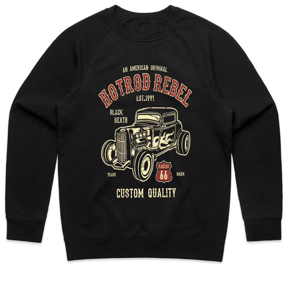 Hot Rod Rebel T-Shirt – Vintage Route 66 Classic Car Design