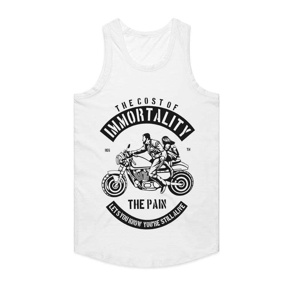 "The Cost of Immortality" Motorcycle T-Shirt – Biker Lifestyle & Freedom Design