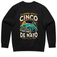 Cruisin’ Into Cinco de Mayo T-Shirt – Festive Classic Car & Mexican Celebration Tee