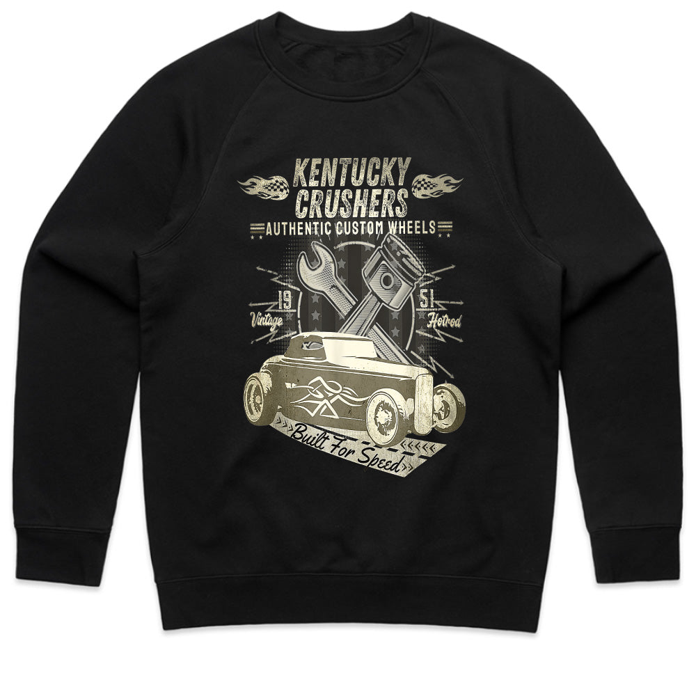 Kentucky Crushers Hot Rod Vintage T-Shirt – Built for Speed!
