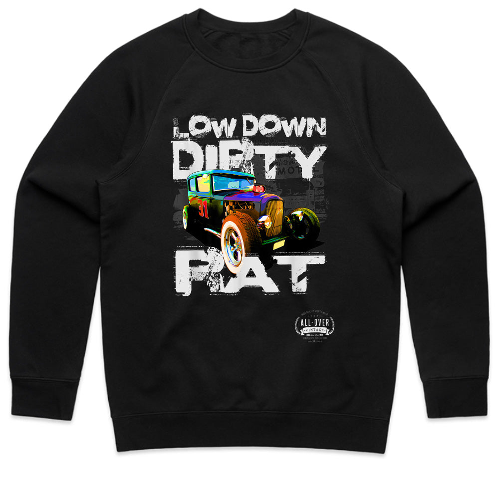 Low Down Dirty Rat – Vintage Hot Rod T-Shirt