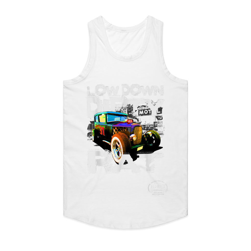 Low Down Dirty Rat – Vintage Hot Rod T-Shirt