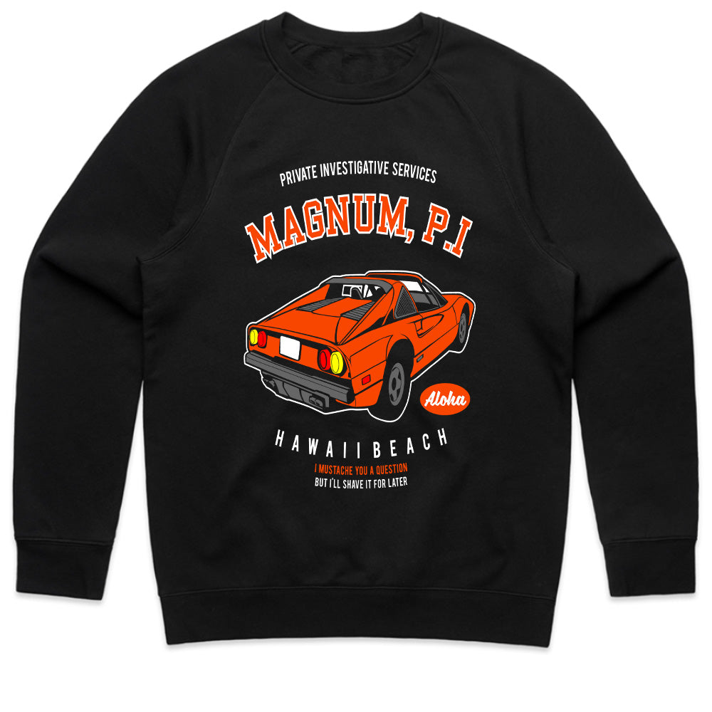 Magnum P.I. Retro Ferrari Hawaii Beach T-Shirt