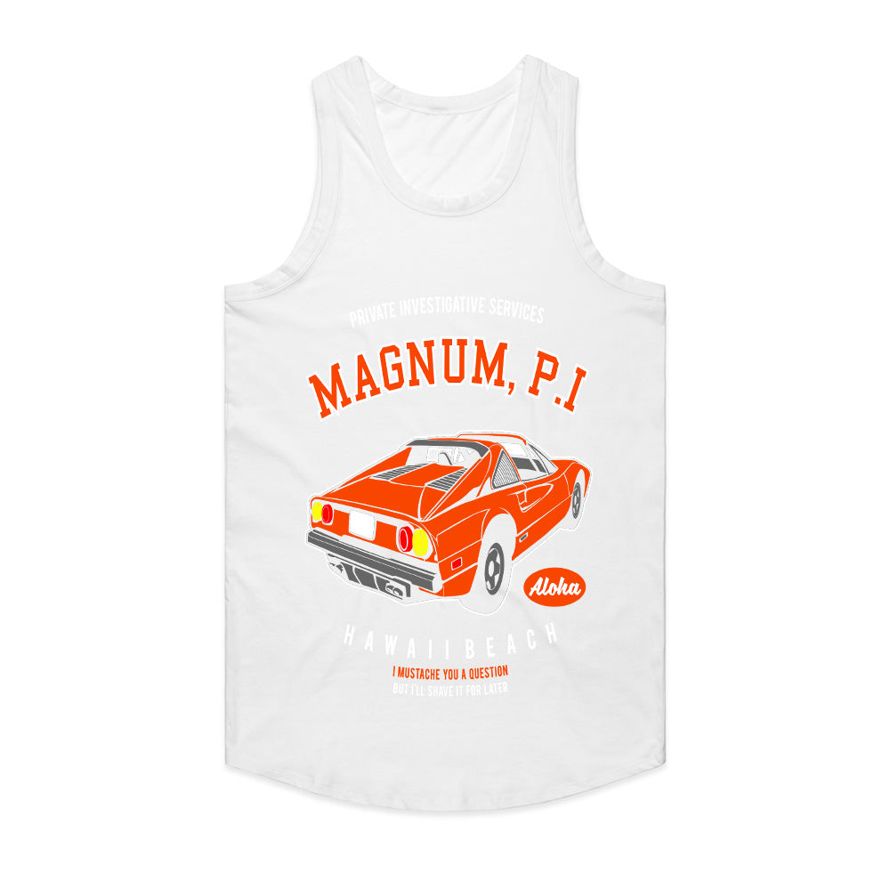Magnum P.I. Retro Ferrari Hawaii Beach T-Shirt