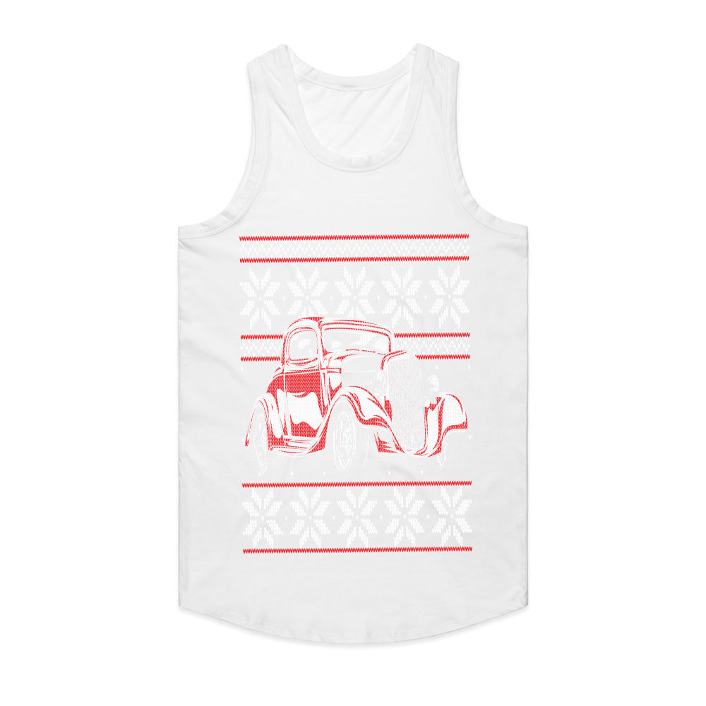 Classic Hot Rod Ugly Christmas Sweater T-Shirt